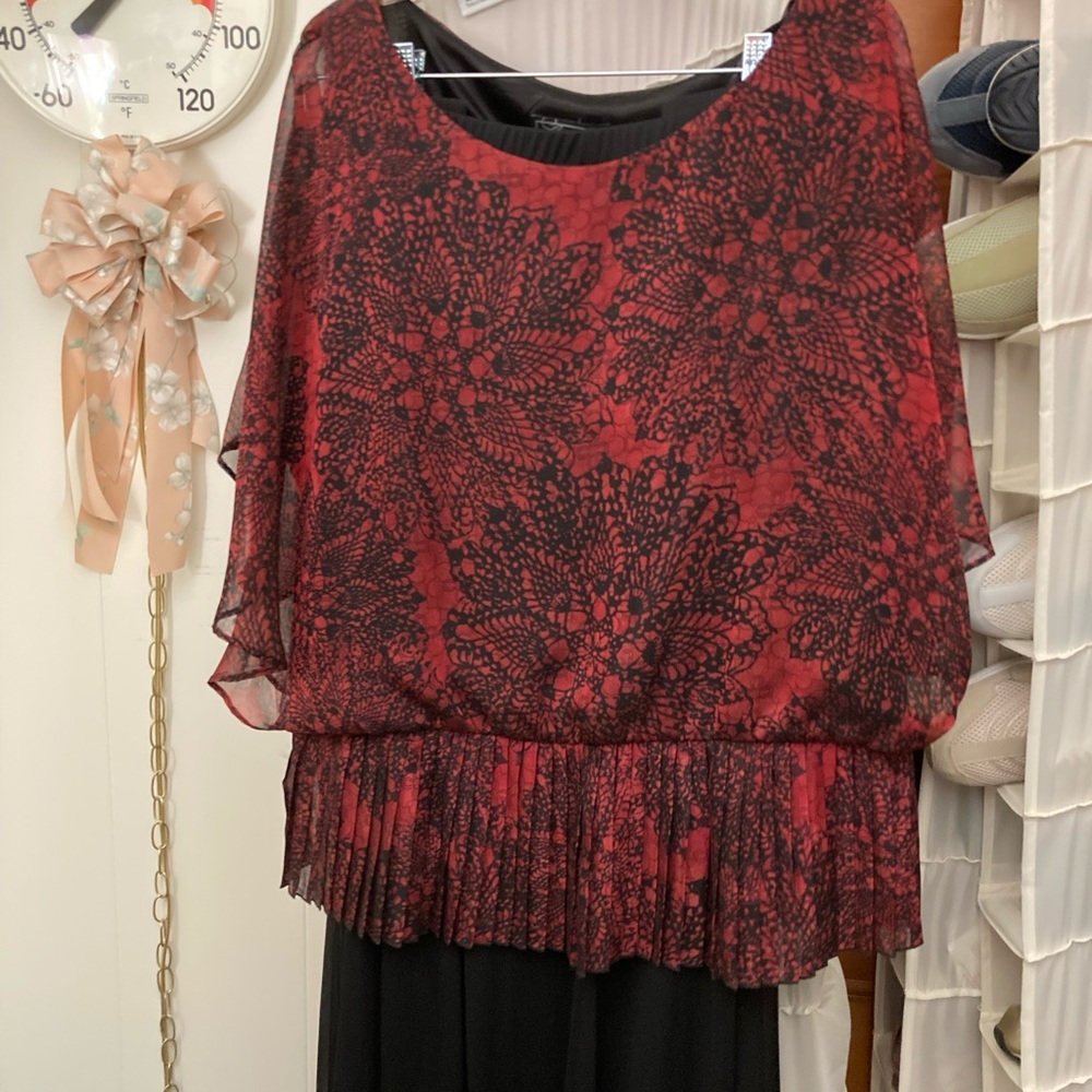 Dress Barn Mid calf length dress, 2 pieces.
